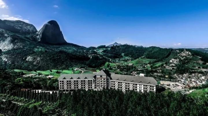 Suite Cond Vista Azul Em Pedra Azul - โดมิงกอส มาร์ตินส์ ภายนอก รูปภาพ